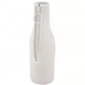 Biały - Uchwyt na butelkę z neoprenu z recyklingu Fris