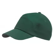 ciemnozielony - 5-segmentowa czapka FAVOURITE