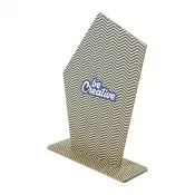 naturalny-a - Wlobor personalizowane drewniane trofeum, gwiazda
