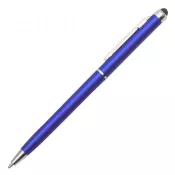 niebieski - Długopis plastikowy Touch Point
