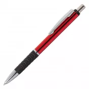 czerwony - Długopis reklamowy aluminiowy ANDANTE