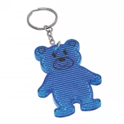 niebieski - Brelok odblaskowy TEDDY