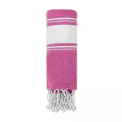 różowy - Ręcznik plażowy 90 x 180 cm Botari 80% bawełny / 20% poliestru