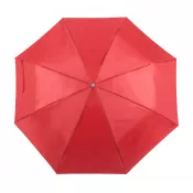 czerwony - Parasol ręcznie składany na 3 ø96 cml Ziant