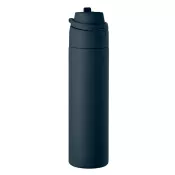 Butelka stalowa ze słomką 650 ml TOIEN ONE Francuski Granat