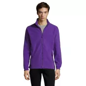 Bluza polarowa męska rozpinana 300 g/m² Sol's NORTH Dark Purple