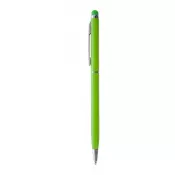 jasnozielony - Długopis metalowy matowy z touch pen-em | Dennis