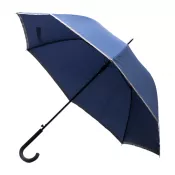 niebieski - Parasol z taśmą odblaskową ø102 cm REFU