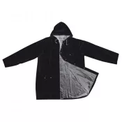srebrno-czarny - Dwustronny płaszcz przeciwdeszczowy NANTERRE