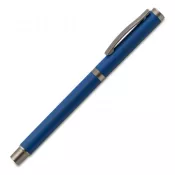 granatowy - Aluminiowy długopis z żelowym wkładem Lille