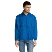 Kurtka wiatrówka unisex wodoodporna Sol's SURF Niebieski