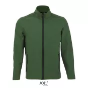Kurtka softshell męska 2-warstwowa Sol's RACE Ciemno-Zielony