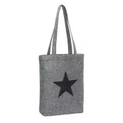 szary - Filcowa torba na zakupy STAR DUST