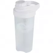 Przezroczysty bezbarwny - Forza butelka sportowa 700 ml z shakerem