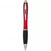 Nash długopis kulkowy z tworzyw sztucznych pochodzących z recyklingu z certyfikatem RCS z kolorowym korpusem i czarnym uchwyt