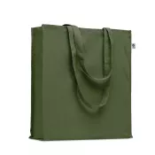 Torba z bawełny organicznej 220 g/m² BENTE COLOUR Zielony