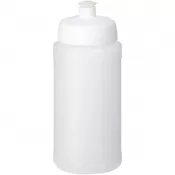 Biały-Przezroczysty - Bidon Baseline® Plus o pojemności 500 ml z wieczkiem sportowym