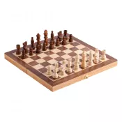brązowy - Drewniane szachy