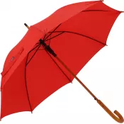 czerwony - Parasol automatyczny ø105 cm RPET CHRISTINE