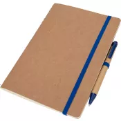 Notatnik A5 z czystymi stronami i długopisem z materiałów z recyklingu CHLOE