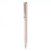 różowy - Długopis z ABS z metalowym klipem X3.1