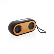Podwójny głośnik bezprzewodowy 10W Bamboo X