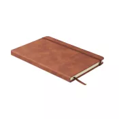 Notes A5 w twardej okładce z PU 80 kartek w linię TINT