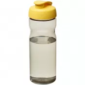 Ciemnografitowy-Żółty - Bidon H2O Eco o pojemności 650 ml z wieczkiem zaciskowym