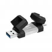 czarny - Pendrive OTG Silicon Power Mobile C51 USB 3.2 od 64 do 256 GB