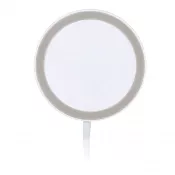 biały - Bezprzewodowa magnetyczna podkładka ładująca 15W