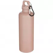 Oregon butelka na wodę o pojemności 750 ml z w jednolitym kolorze z karabińczykiem, wykonana z tworzyw sztucznych pochodzących z recyklingu z certyfikatem RCS  