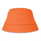 Kapelusz bucket bawełniany 160 g/m² BILGOLA Pomaranczowy