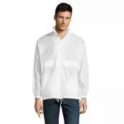 Kurtka wiatrówka unisex wodoodporna Sol's SURF Bialy