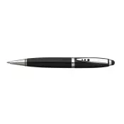 czarny - Długopis ze stali nierdzewnej TOUCH DOWN