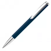 ciemnoniebieski - Metalowy długopis Modena