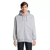 Bluza rozpinana z kapturem Sol's CARTER Szary Melanż 2