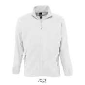 Bluza polarowa męska rozpinana 300 g/m² Sol's NORTH Bialy