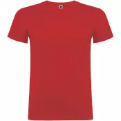Czerwony - Koszulka T-shirt męska bawełniana 155 g/m² Roly Beagle
