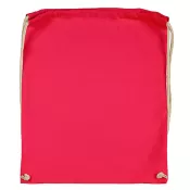 Rouge Red - Plecak bawełniany na sznurkach Jassz 140 g/m², 38 x 42 cm
