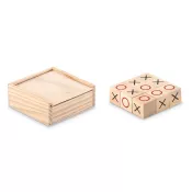 Gra w kółko i krzyżyk drewniana TIC TAC TOE Drewna