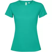 Zielony jadeitowy - Estoril damska koszulka z krótkim rękawem