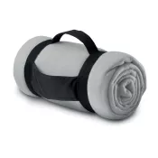 Koc polarowy z rączką 120x150 cm 180 g/m² STAVENGER Srebrny Mat