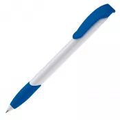 biało / królewskoniebieski - Długopis Apollo (kolor nietransparentny)