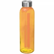 pomarańczowy - Butelka reklamowa szklana 500 ml