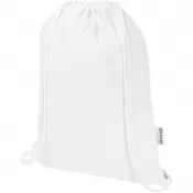 Peru Blend torba ściągana sznurkiem z materiału z recyklingu z certyfikatem GRS o gramaturze 180 g/m², 5 l