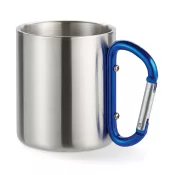 Kubek stalowy dwuścienny z karabinkiem 220 ml TRUMBO