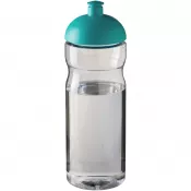 Błękitny-Przezroczysty - Bidon H2O Eco z wypukłym wieczkiem 650 ml