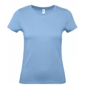 Sky Blue (410) - Damska koszulka reklamowa 145 g/m² B&C #E150 / WOMEN