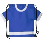 niebieski - Worek ze sznurkiem "koszulka kibica", rozmiar dziecięcy