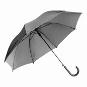 czarny, szary - Parasol automatyczny